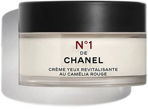 chanel creme yeux revitalisante au camelia rouge|1 de Chanel revitalizing eye cream.